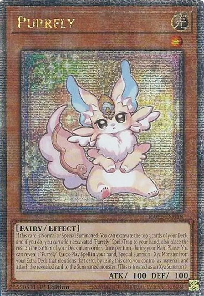 Purrely (Quarter Century Secret Rare) (RA02-EN018) - Quarter Century Secret Rare