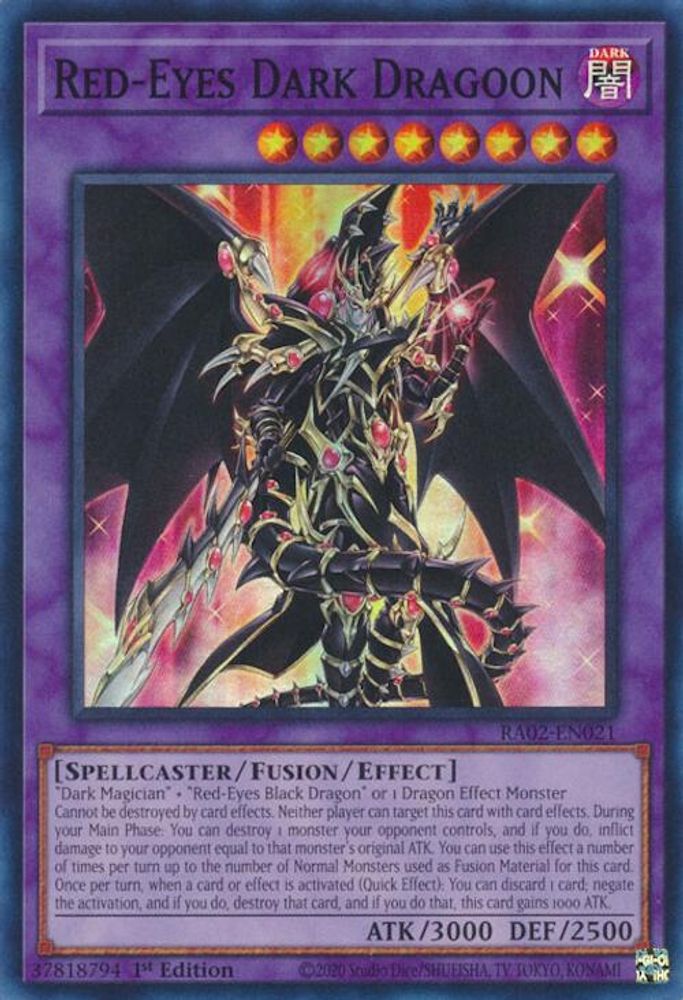 Red-Eyes Dark Dragoon (RA02-EN021) - Super Rare