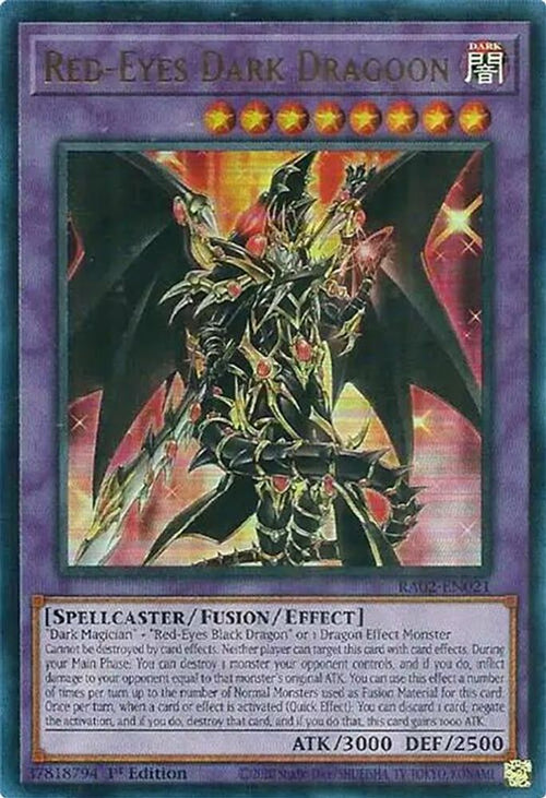 Red-Eyes Dark Dragoon (UR) (RA02-EN021) - Ultra Rare