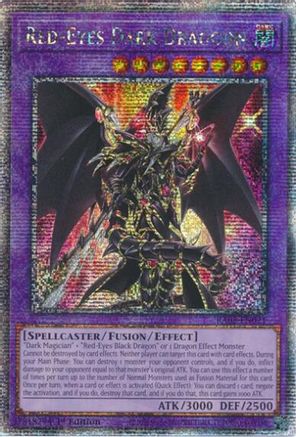 Dragon noir aux yeux rouges (Quart de siècle secret rare) [RA02-EN021] Quart de siècle secret rare 