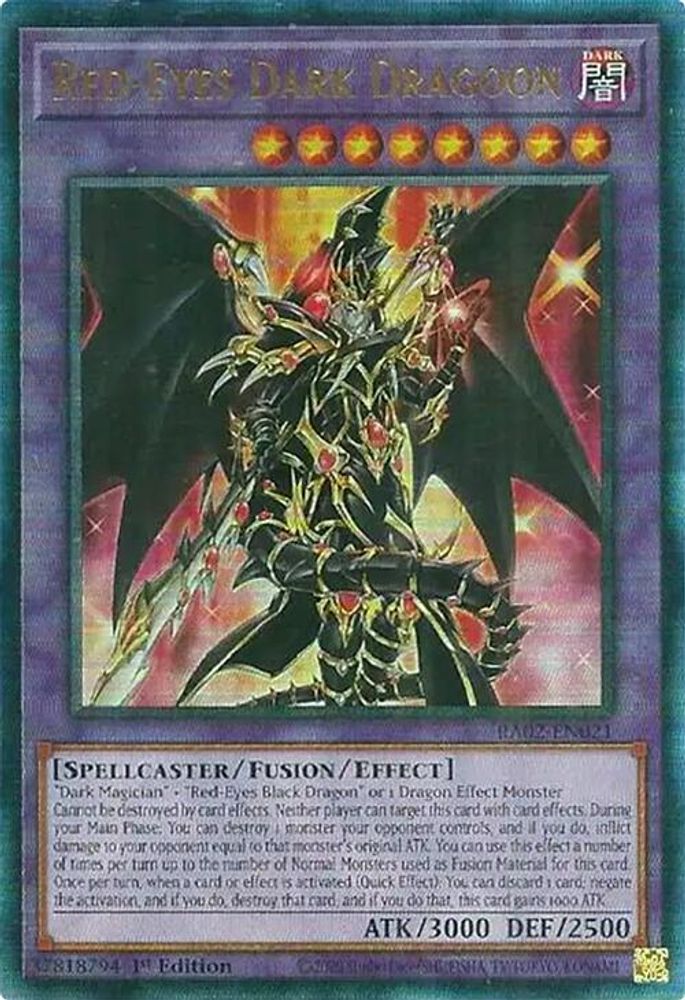 Red-Eyes Dark Dragoon (PUR) (RA02-EN021) - Prismatic Ultimate Rare