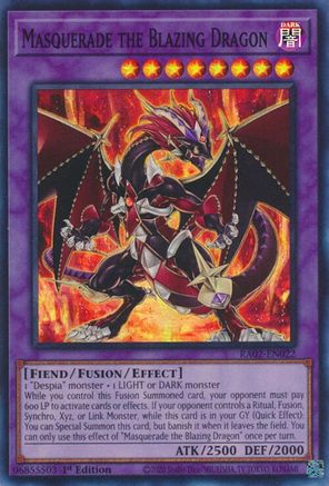 Masquerade le dragon flamboyant [RA02-EN022] Super Rare 