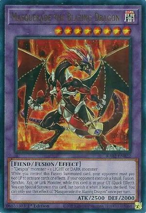 Masquerade le dragon flamboyant (UR) [RA02-EN022] Ultra Rare 