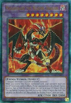 Masquerade le dragon flamboyant (PUR) [RA02-EN022] Prismatic Ultimate Rare 