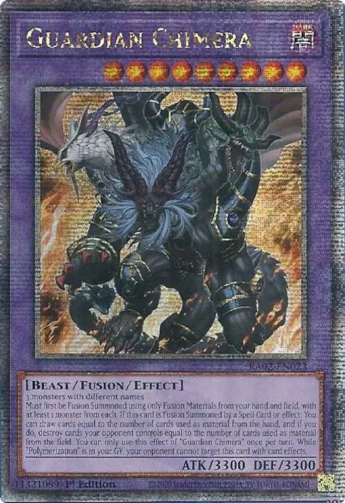 Guardian Chimera (Quarter Century Secret Rare) (RA02-EN023) - Quarter Century Secret Rare