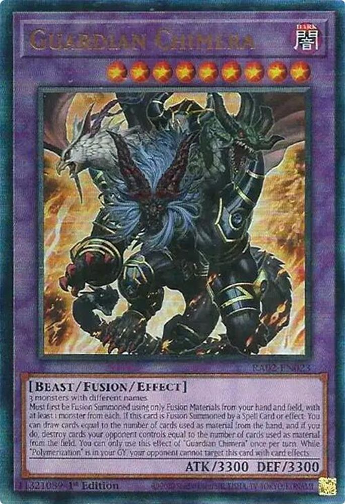 Guardian Chimera (PUR) (RA02-EN023) - Prismatic Ultimate Rare