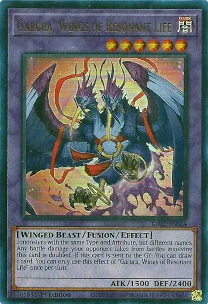 Garura, Wings of Resonant Life (UR) (RA02-EN024) - Ultra Rare
