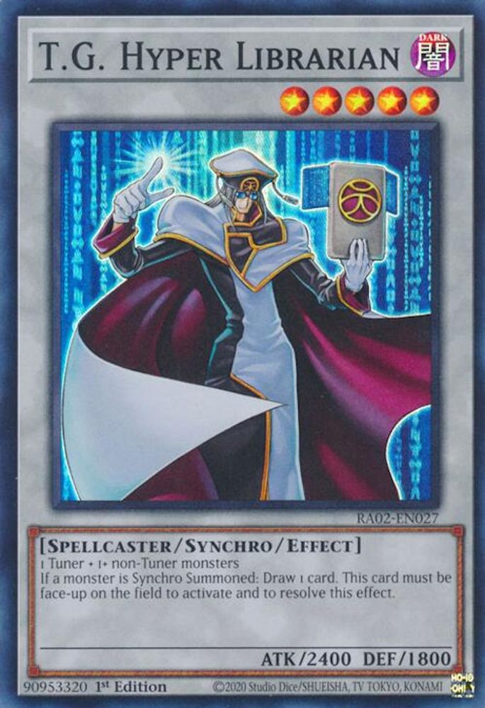 T.G. Hyper Librarian (RA02-EN027) - Super Rare