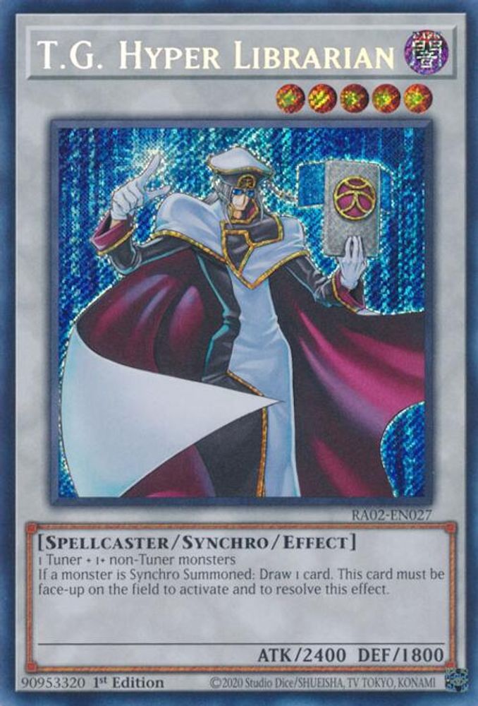 T.G. Hyper Librarian (Secret Rare) (RA02-EN027) - Secret Rare