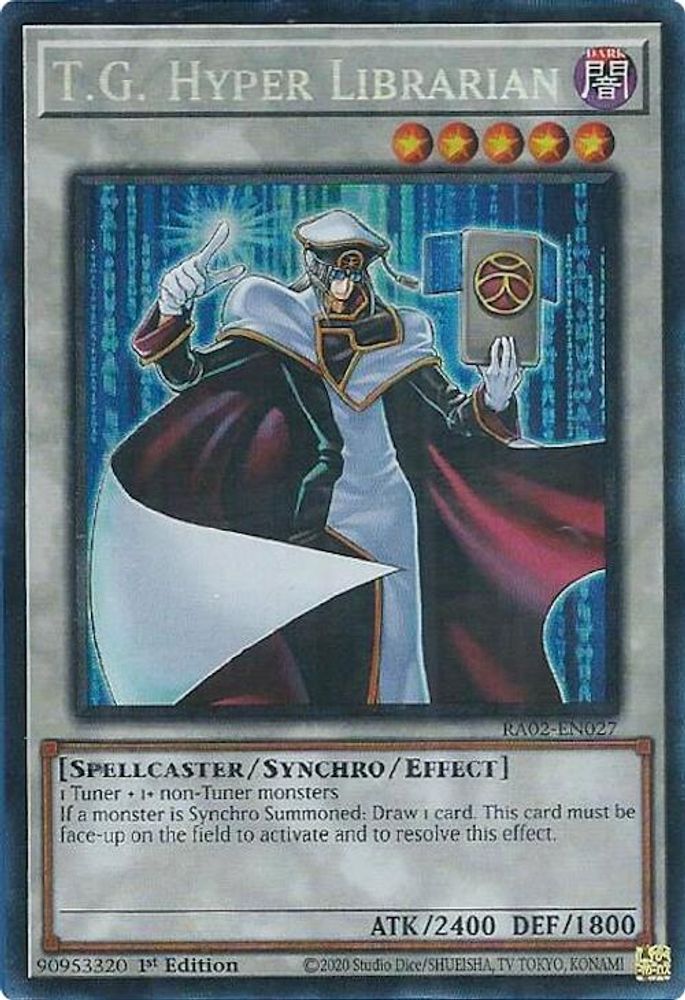 T.G. Hyper Librarian (PCR) (RA02-EN027) - Prismatic Collector's Rare