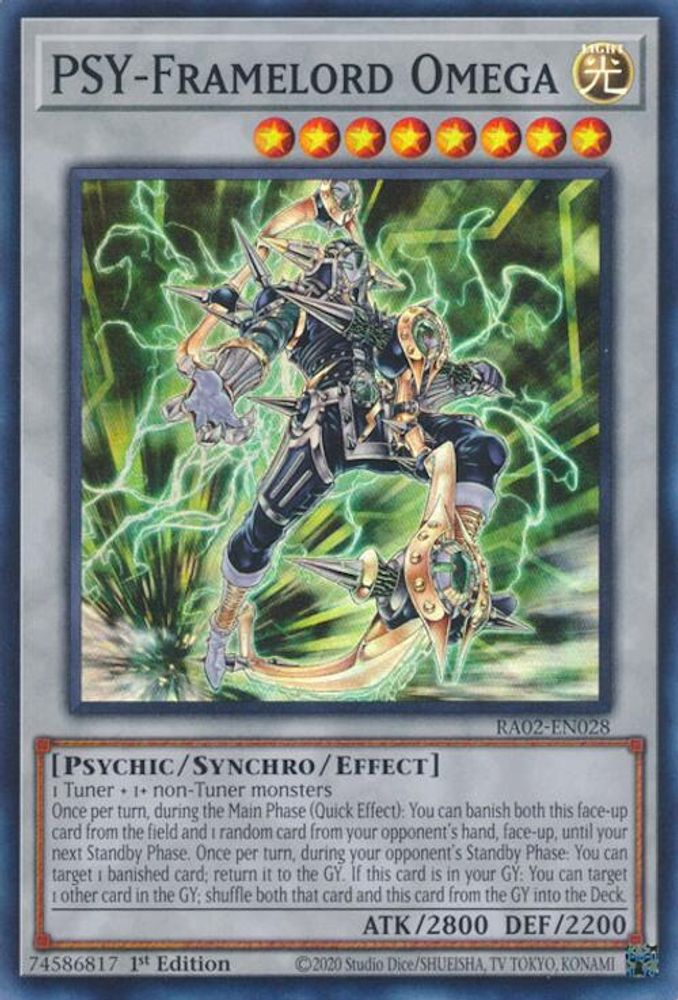 PSY-Framelord Omega [RA02-EN028] Super Rare 