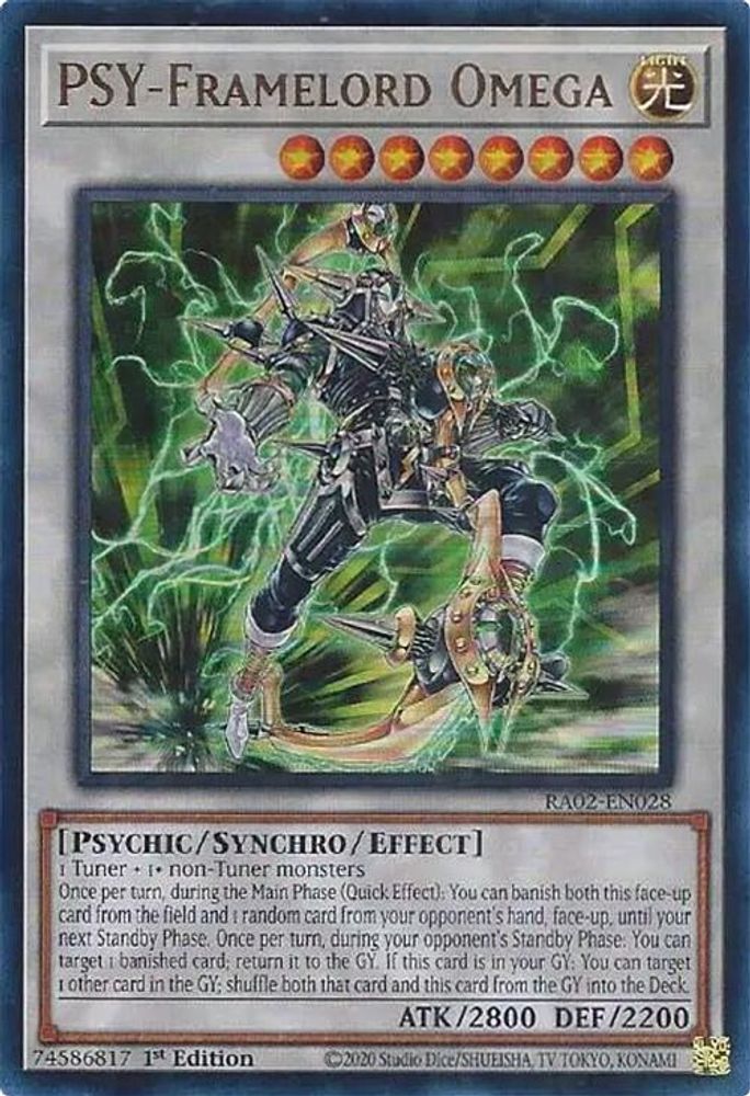 PSY-Framelord Omega (UR) (RA02-EN028) - Ultra Rare