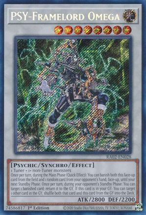 PSY-Framelord Omega (Secret Rare) [RA02-EN028] Secret Rare