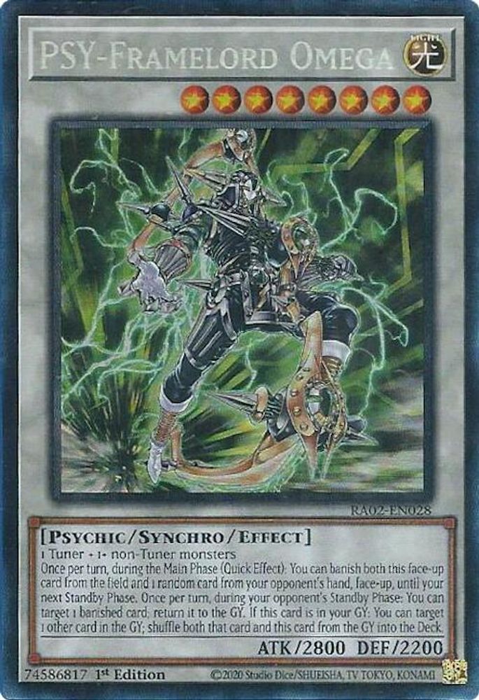 PSY-Framelord Omega (PCR) (RA02-EN028) - Prismatic Collector's Rare