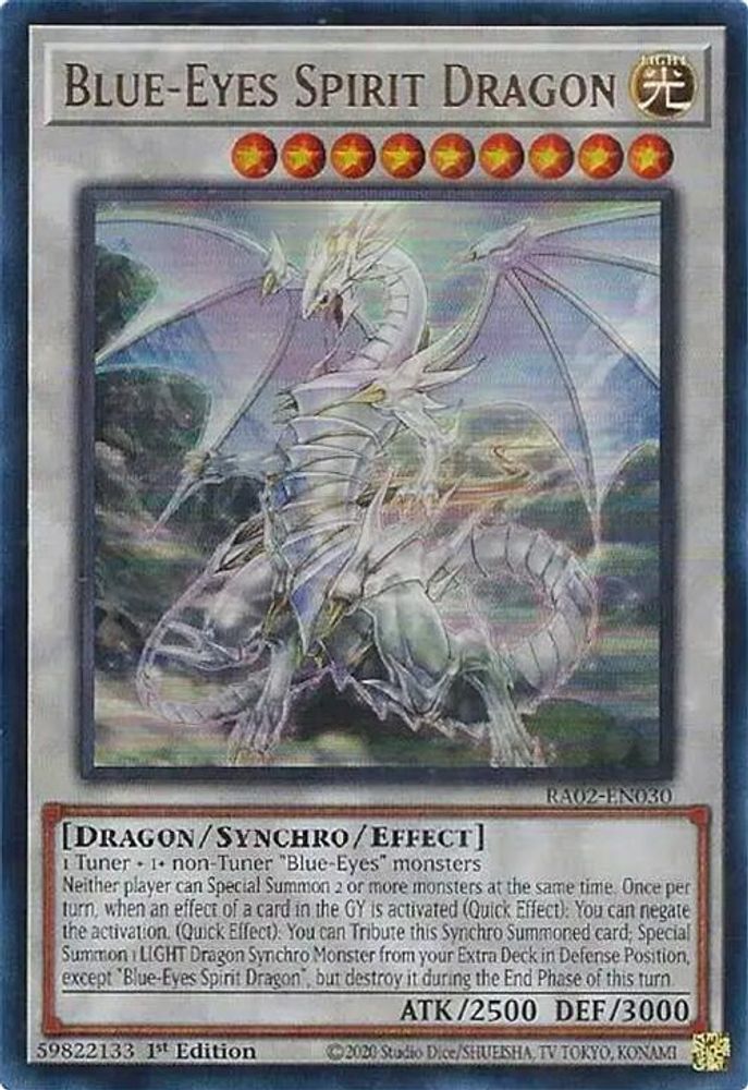Blue-Eyes Spirit Dragon (UR) (RA02-EN030) - Ultra Rare