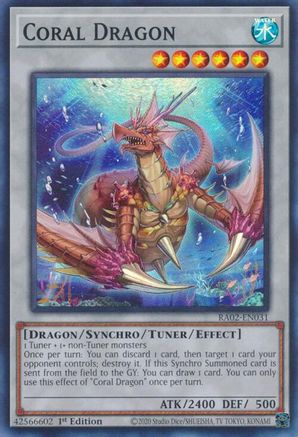 Dragon Corail [RA02-EN031] Super Rare 