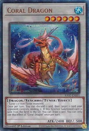 Dragon de Corail (PUR) [RA02-EN031] Prismatique Ultimate Rare 