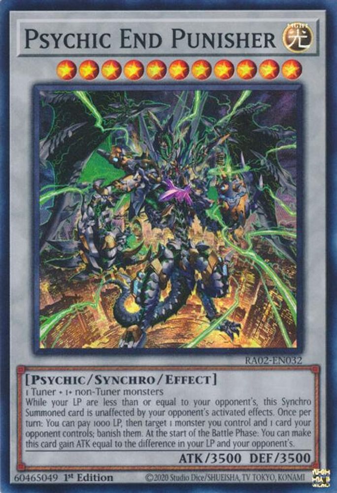 Psychic End Punisher (RA02-EN032) - Super Rare