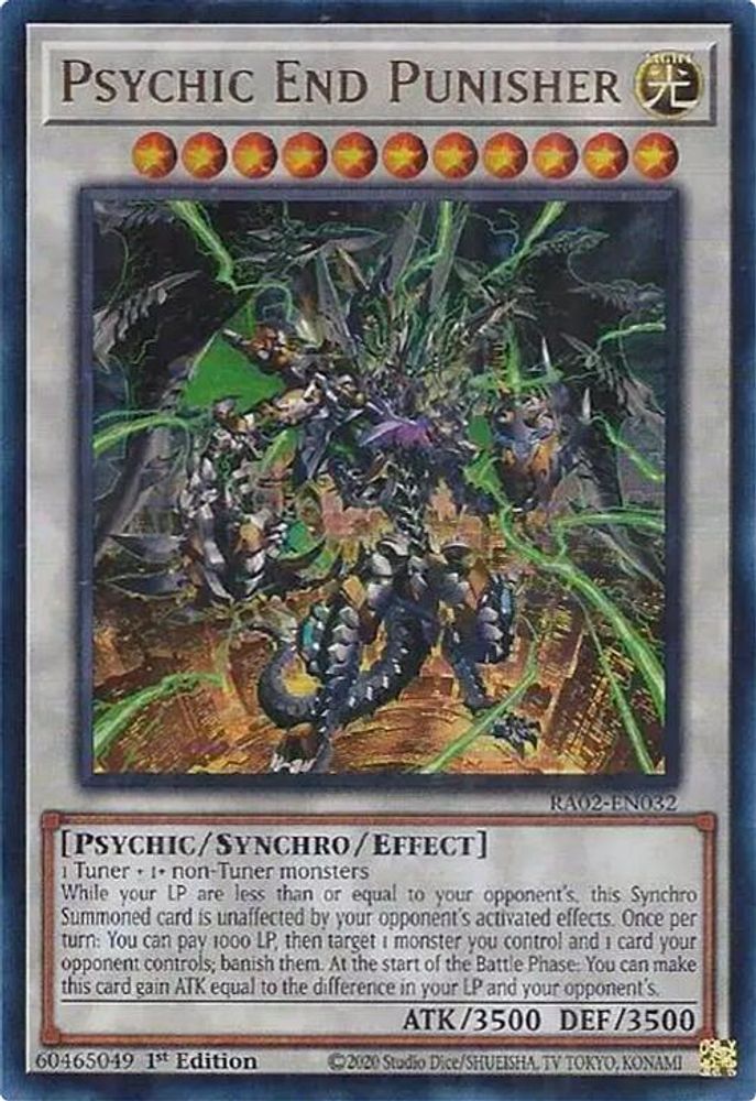 Psychic End Punisher (UR) (RA02-EN032) - Ultra Rare