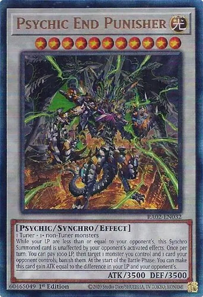 Psychic End Punisher (PUR) (RA02-EN032) - Prismatic Ultimate Rare