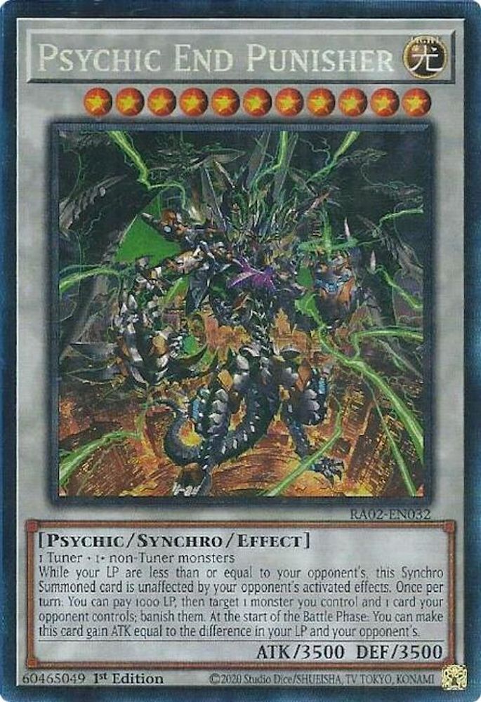 Psychic End Punisher (PCR) (RA02-EN032) - Prismatic Collector's Rare