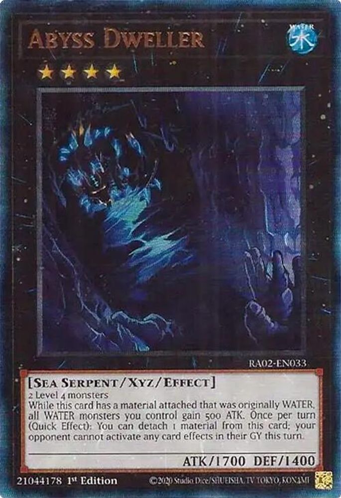 Abyss Dweller (PUR) (RA02-EN033) - Prismatic Ultimate Rare