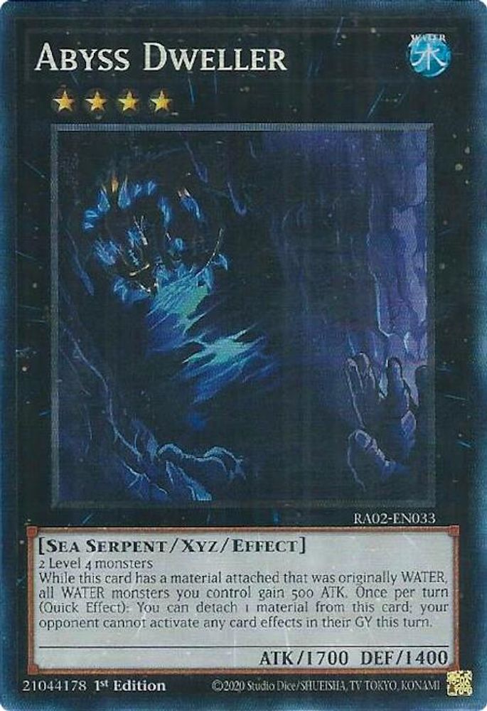 Abyss Dweller (PCR) [RA02-EN033] Collectionneur prismatique rare 