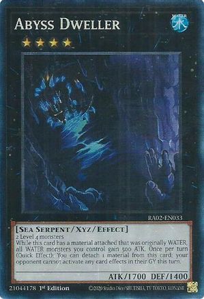 Abyss Dweller (PCR) [RA02-EN033] Collectionneur prismatique rare 