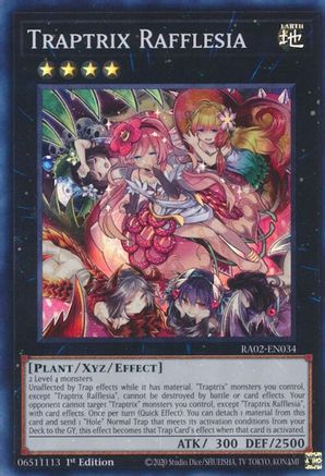 Traptrix Rafflesia [RA02-EN034] Super Rare 