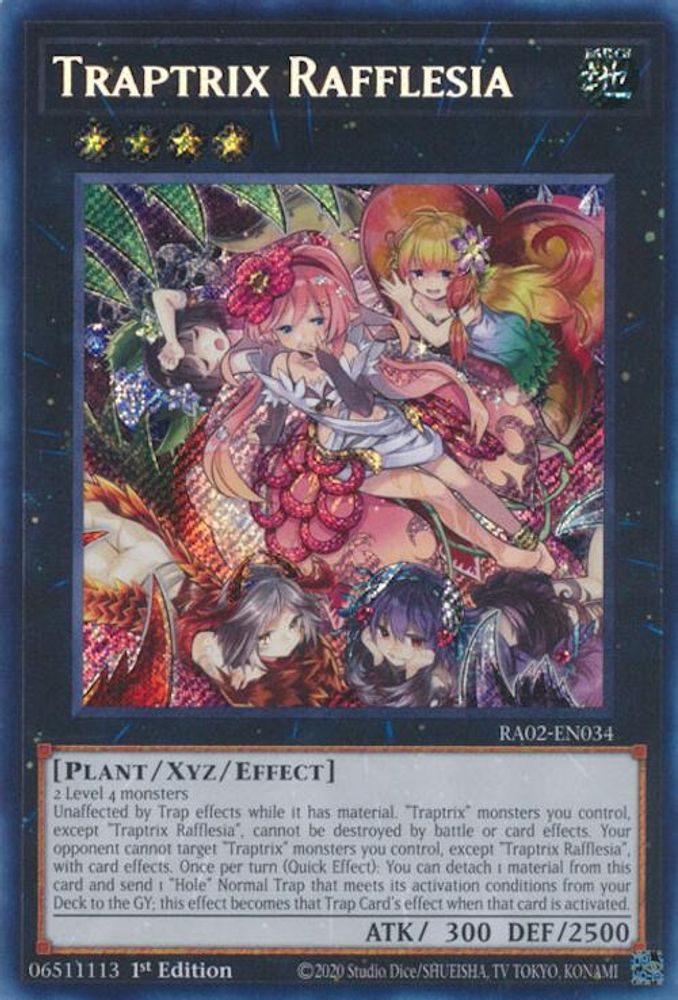 Traptrix Rafflesia (Secret Rare) (RA02-EN034) - Secret Rare