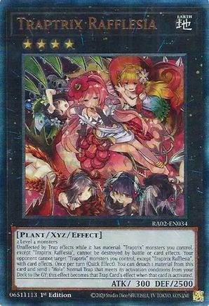 Traptrix Rafflesia (PUR) [RA02-EN034] Prismatique Ultime Rare 