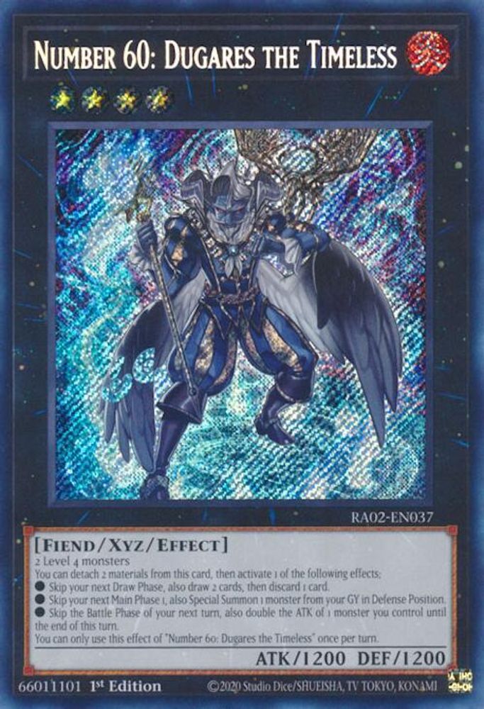 Number 60: Dugares the Timeless (Secret Rare) (RA02-EN037) - Secret Rare