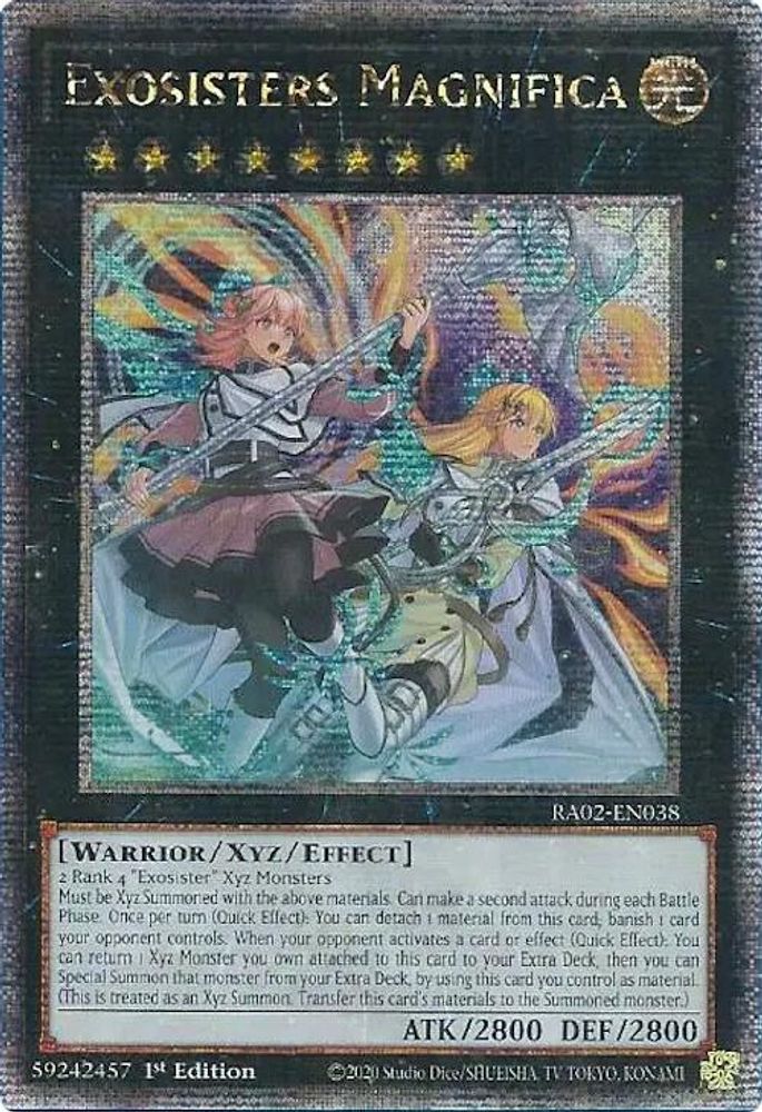 Exosisters Magnifica (Quart de siècle secret rare) [RA02-EN038] Quart de siècle secret rare 