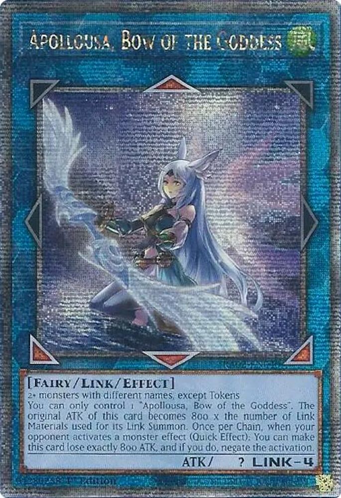 Apollousa, arc de la déesse (art alternatif) (quart de siècle secret rare) [RA02-EN040] quart de siècle secret rare 