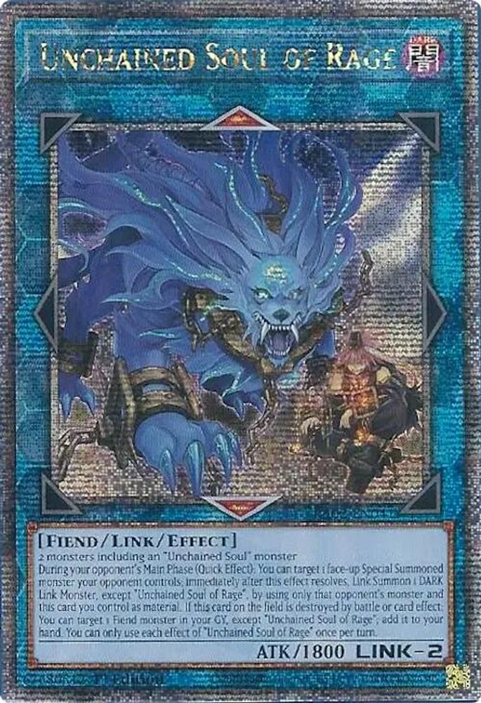 Unchained Soul of Rage (Quarter Century Secret Rare) (RA02-EN041) - Quarter Century Secret Rare