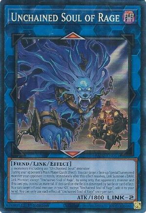 Unchained Soul of Rage (PCR) [RA02-EN041] Rare de collection prismatique 