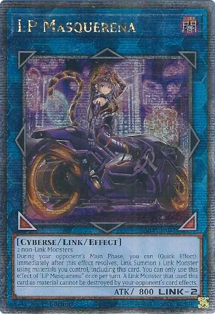 I:P Masquerena (Art alternatif) (Quarter Century Secret Rare) [RA02-EN042] Quarter Century Secret Rare 