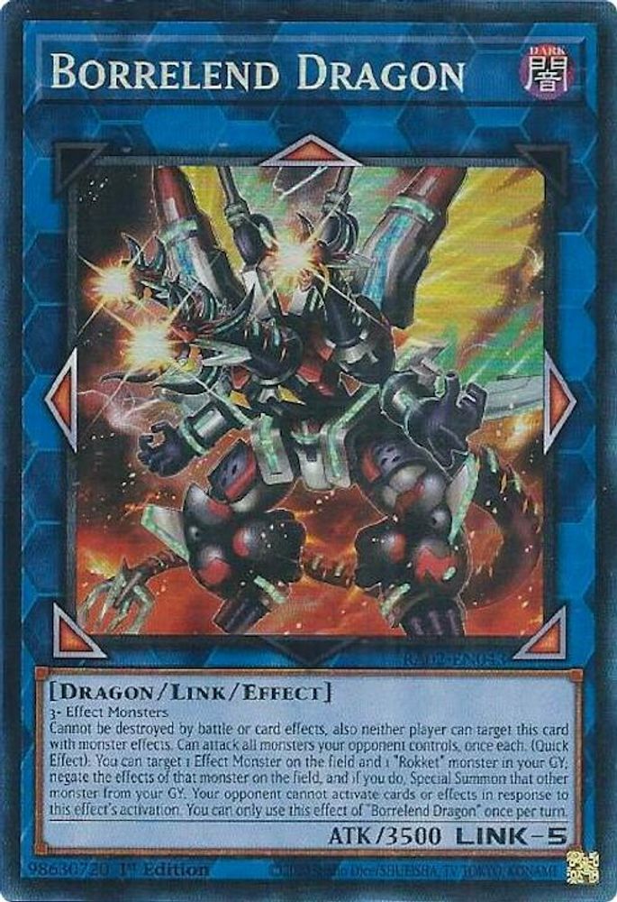 Dragon Borrelend (PCR) [RA02-EN043] Rare de collectionneur prismatique 
