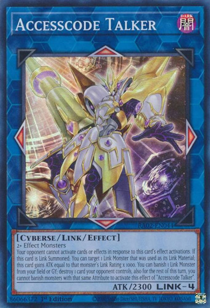 Accesscode Talker (RA02-EN044) - Super Rare