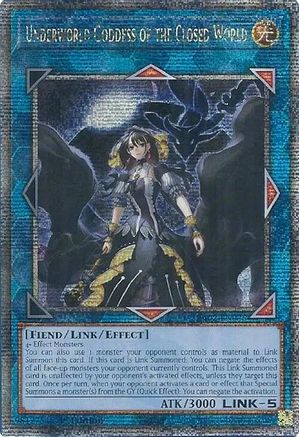 Déesse des enfers du monde fermé (Quarter Century Secret Rare) [RA02-EN045] Quarter Century Secret Rare 