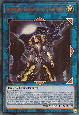 Déesse des Enfers du Monde Fermé (PUR) [RA02-EN045] Prismatic Ultimate Rare 