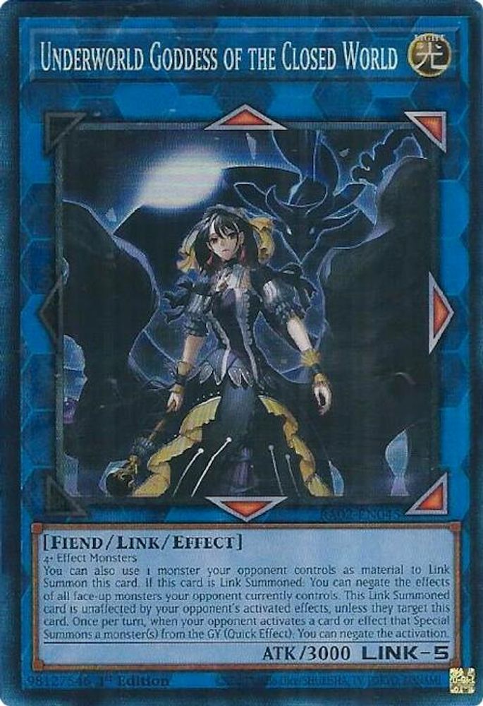 Déesse des enfers du monde fermé (PCR) [RA02-EN045] Rare de collection prismatique 