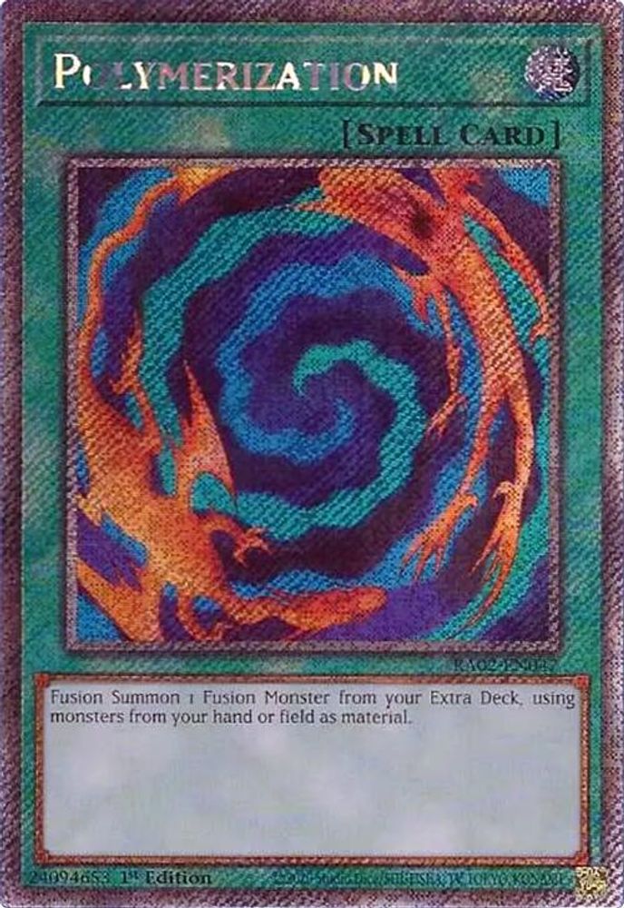 Polymérisation (Platinum Secret Rare) [RA02-EN047] Platinum Secret Rare 