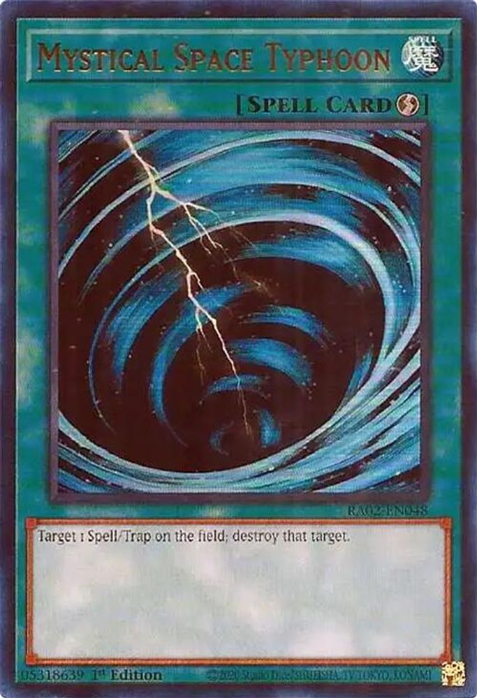 Mystical Space Typhoon (UR) (RA02-EN048) - Ultra Rare