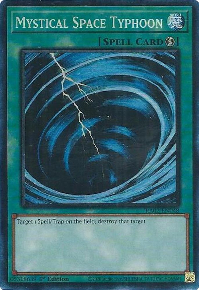 Mystical Space Typhoon (PCR) (RA02-EN048) - Prismatic Collector's Rare
