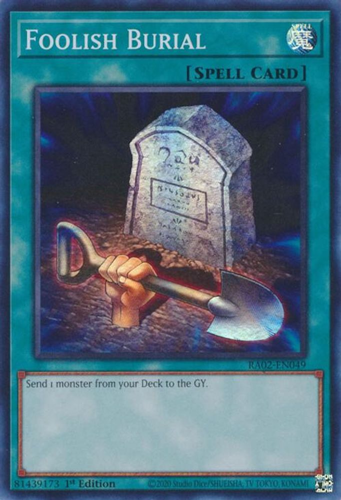 Foolish Burial (RA02-EN049) - Super Rare