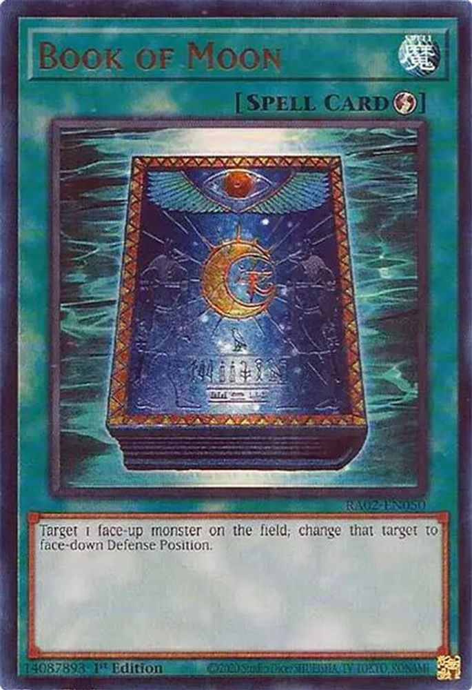 Book of Moon (UR) (RA02-EN050) - Ultra Rare