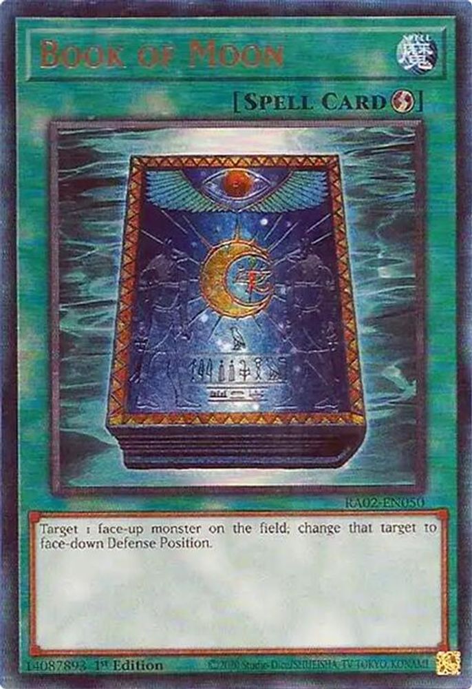 Book of Moon (PUR) (RA02-EN050) - Prismatic Ultimate Rare