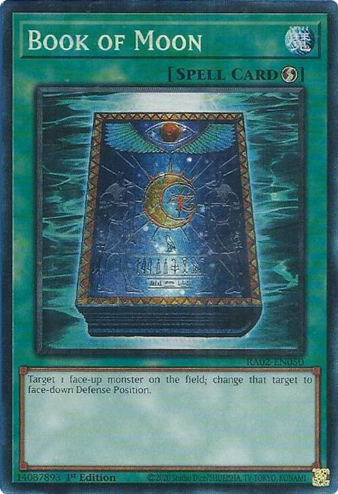 Book of Moon (PCR) (RA02-EN050) - Prismatic Collector's Rare