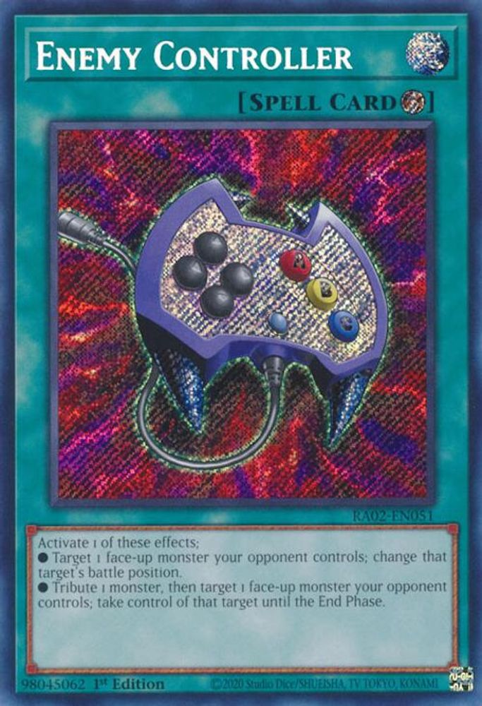 Enemy Controller (Secret Rare) (RA02-EN051) - Secret Rare